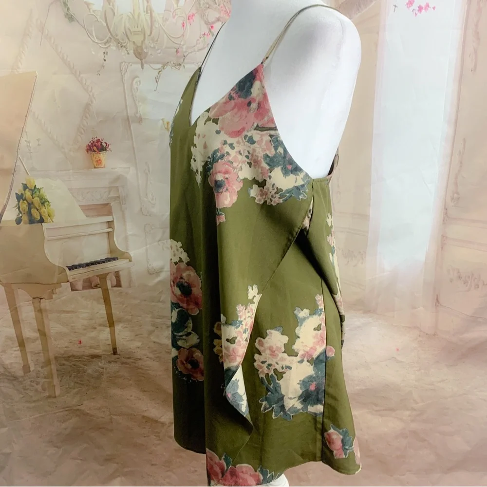 Free People Cascades Dress in Mushroom Combo - Picture 8 of 11